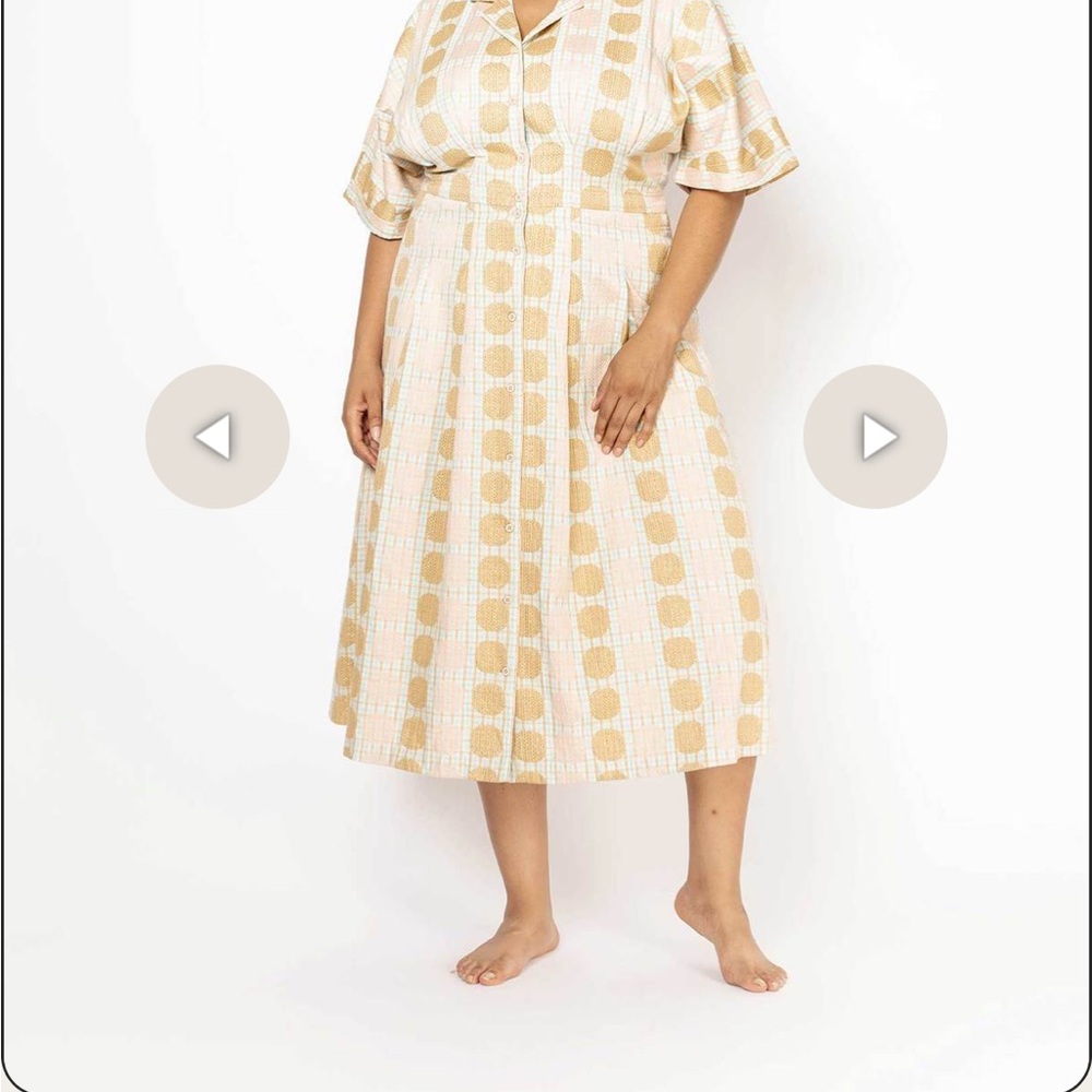 NWT Ace & Jig Ronnie Dress in Somersault XL - Picture 3 of 7